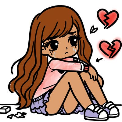girl after a breakup
