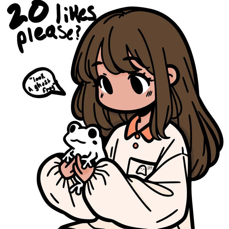 girl with long hair and a oversized shirt. and she is holding a frog