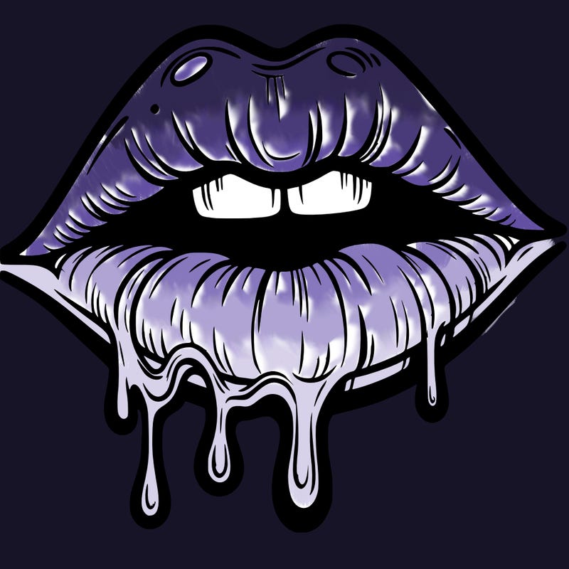 lips that look realistic and drip