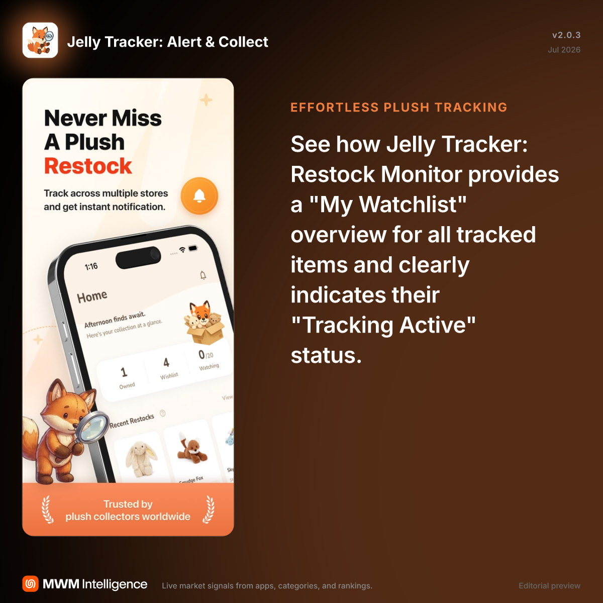 Jelly Tracker: Alert & Collect - Shopping App | MWM