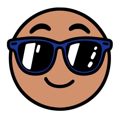 emoji with sunglasses