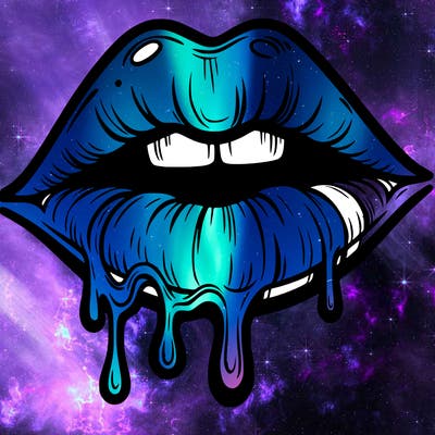 lips that look realistic and drip