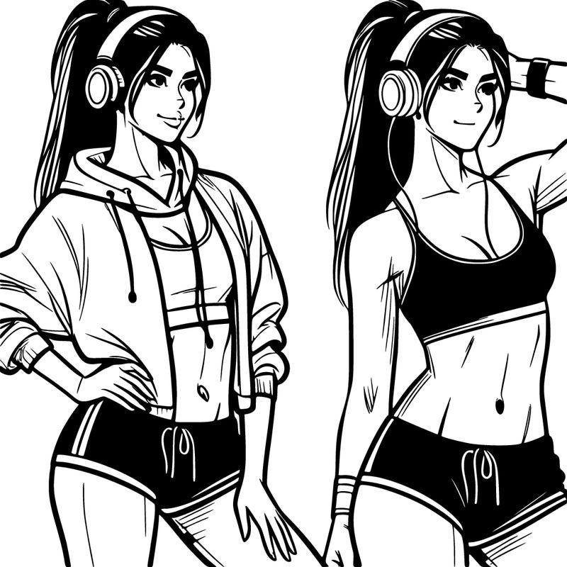 sporty girl