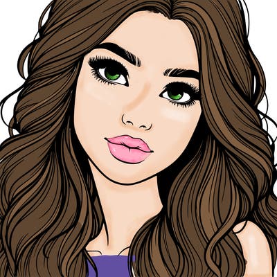 beautiful realistic girl