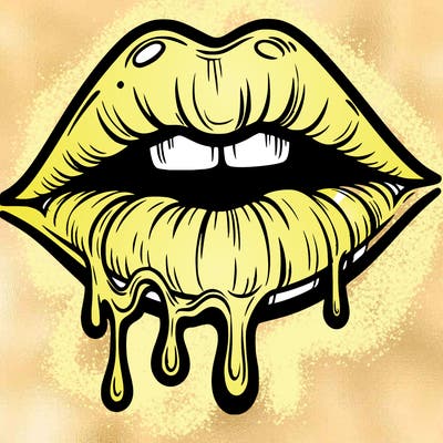 lips that look realistic and drip