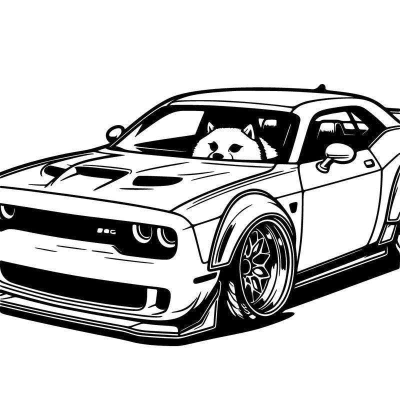 doge challenger hellcat wide body