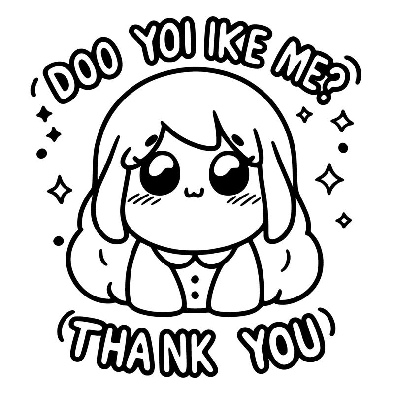 do you like me? thank you