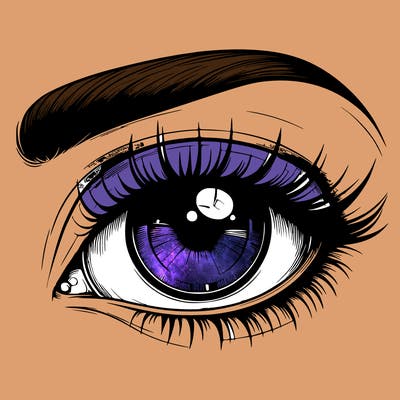 realistic eye