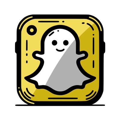snap chat the app symbol