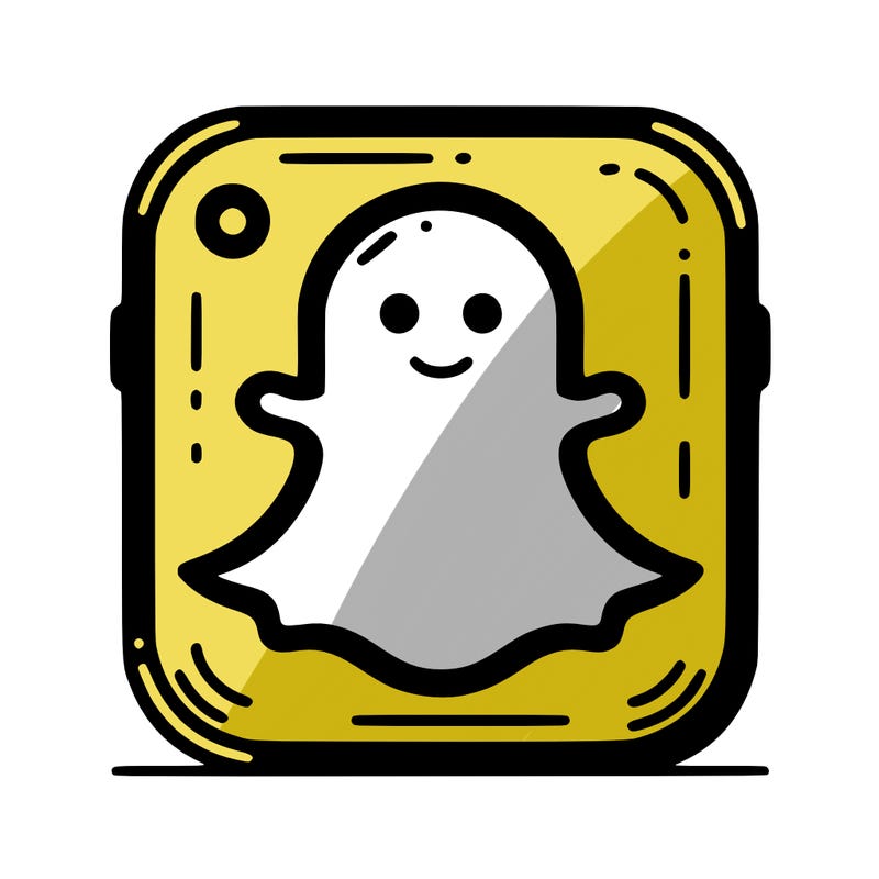 snap chat the app symbol