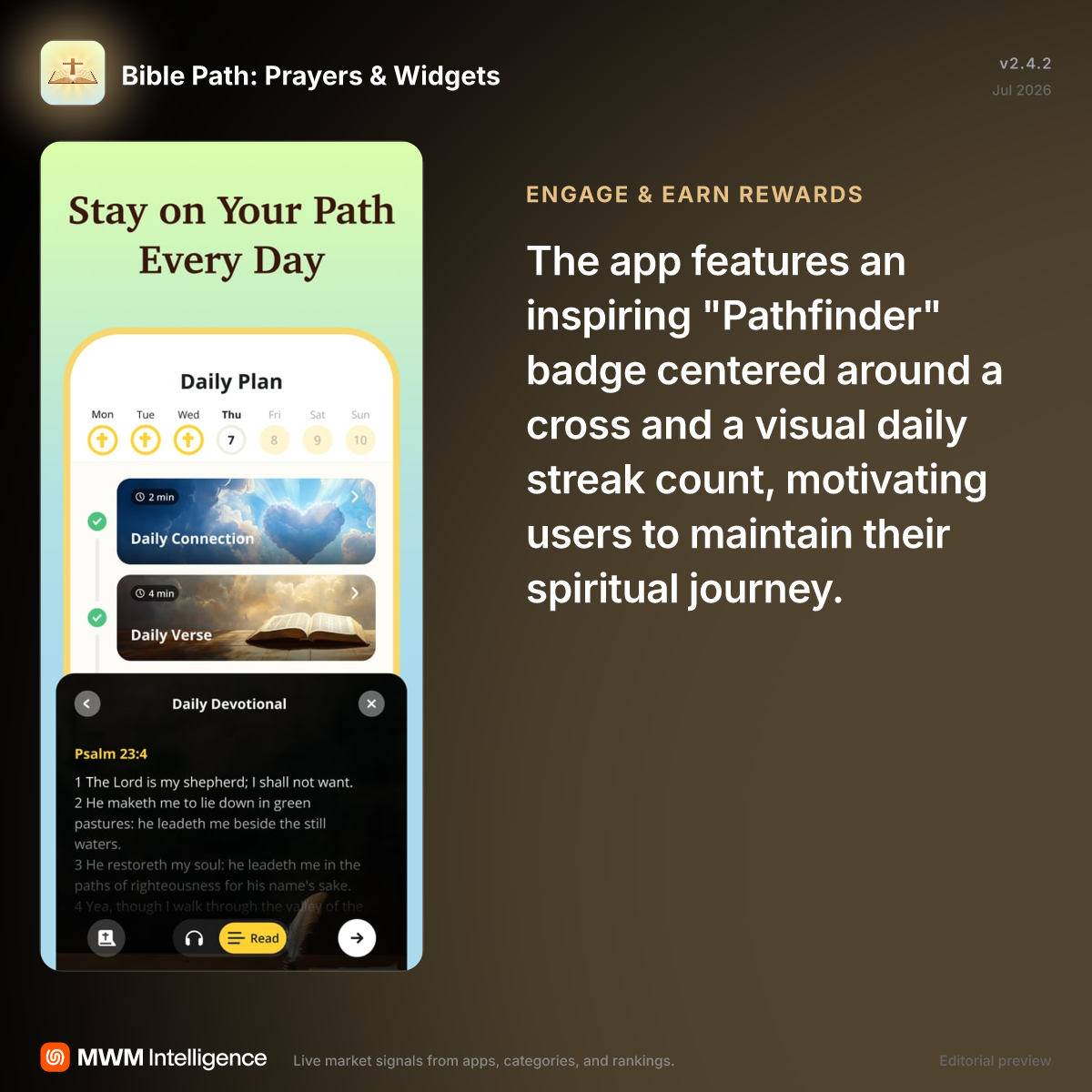Bible Path: Prayers & Widgets - Reference App | MWM