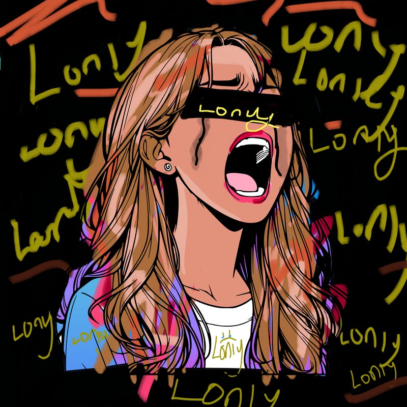 screaming realistic, girl