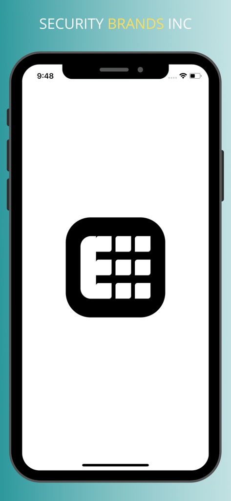 Edge Smart Keypad - Splash screen of the Edge Smart Keypad app by Security Brands Inc showing the app icon on an iPhone