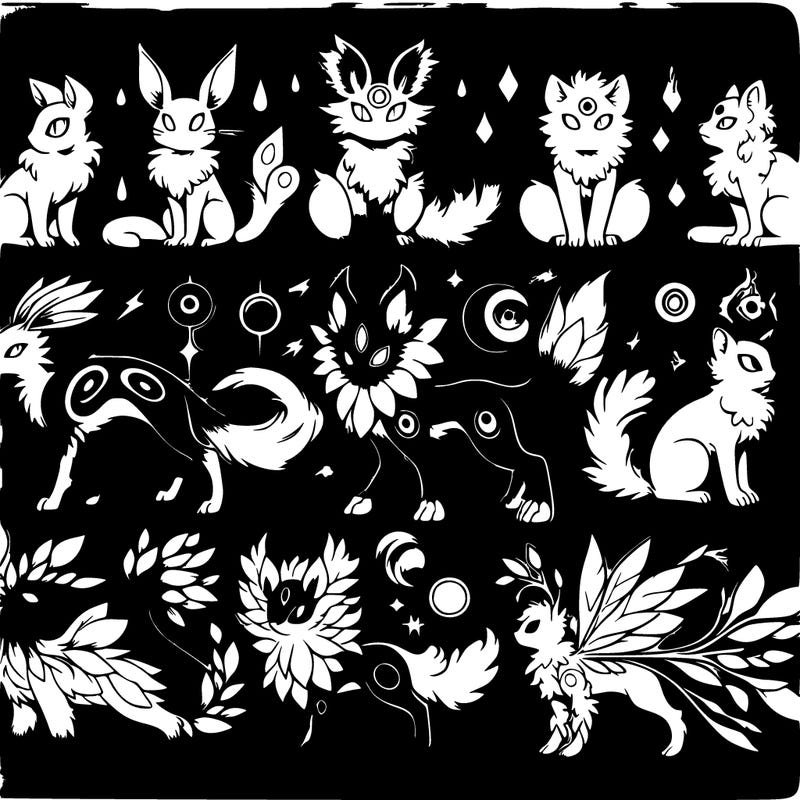 eevee and evolutions