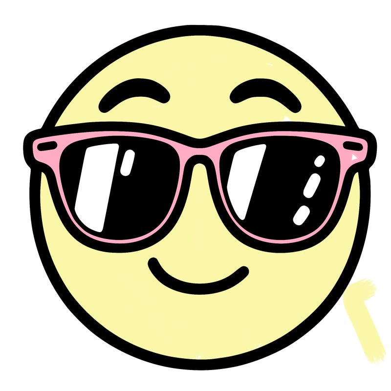 emoji with sunglasses