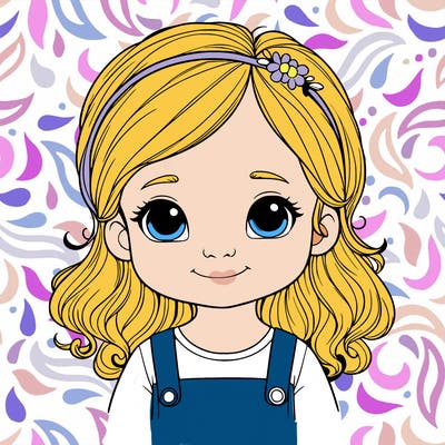 a realistic toddler girl