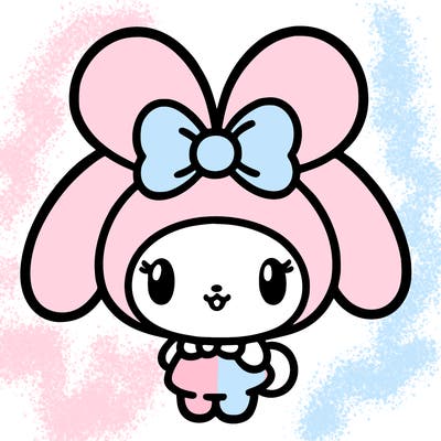 my melody from hello kitty