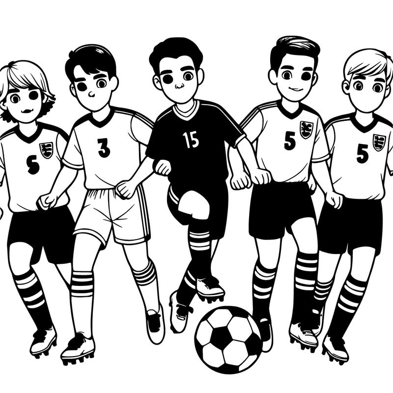football match players