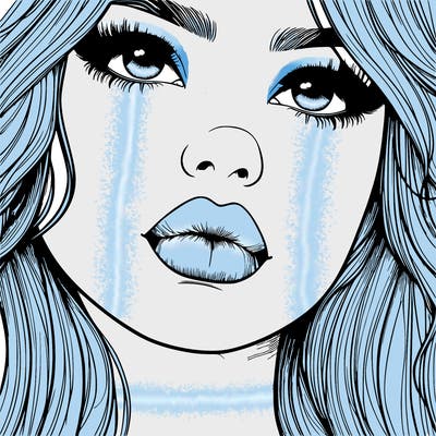 really realistic girl with lips