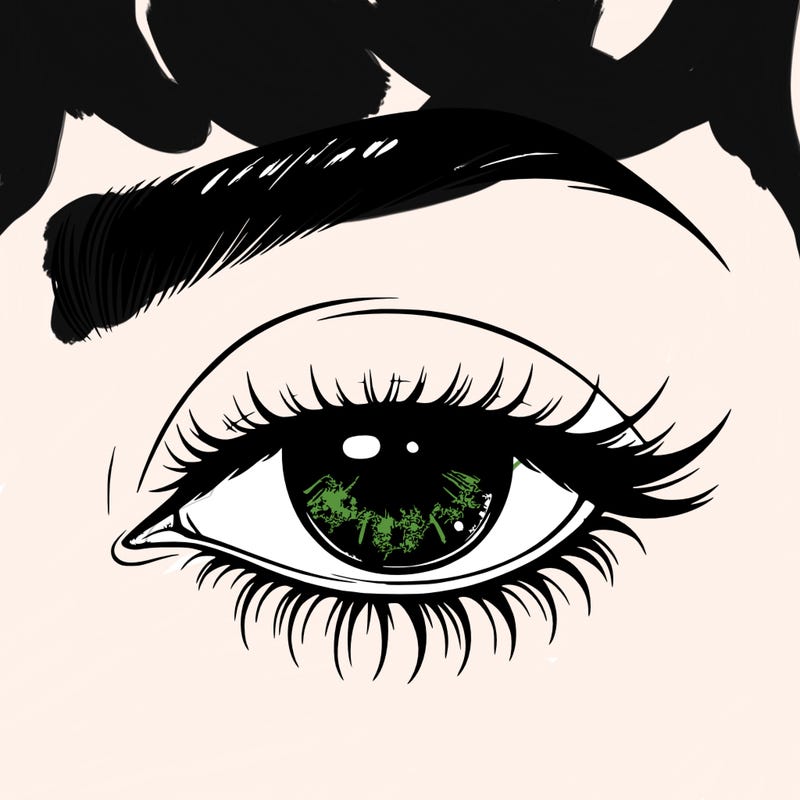 eye closed realistic