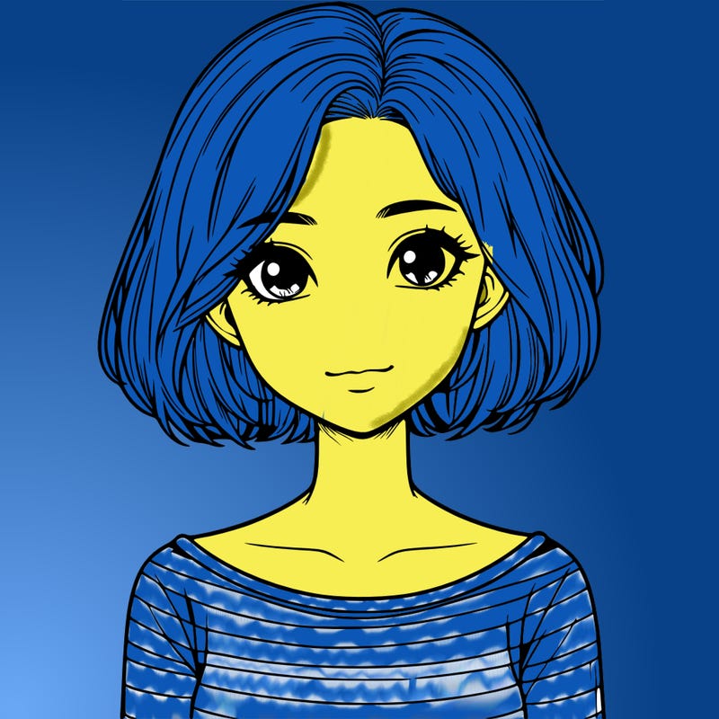 realistic girl with short hair