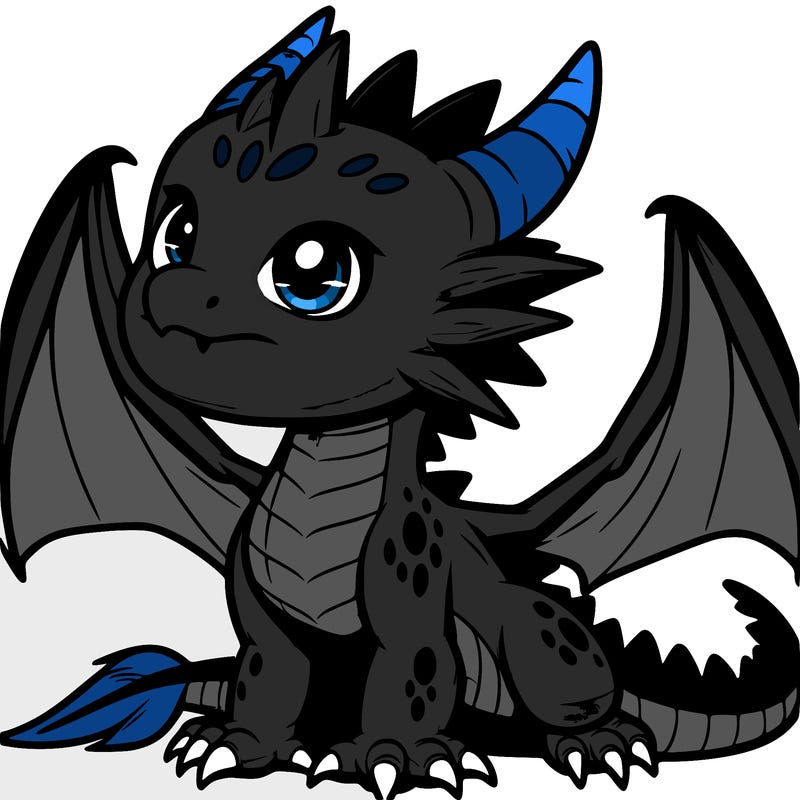 fierce baby night dragon