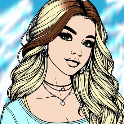 detailed realistic girl