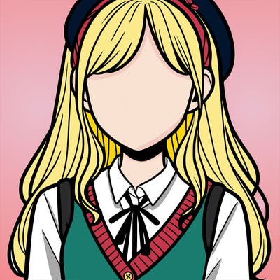 faceless preppy girl