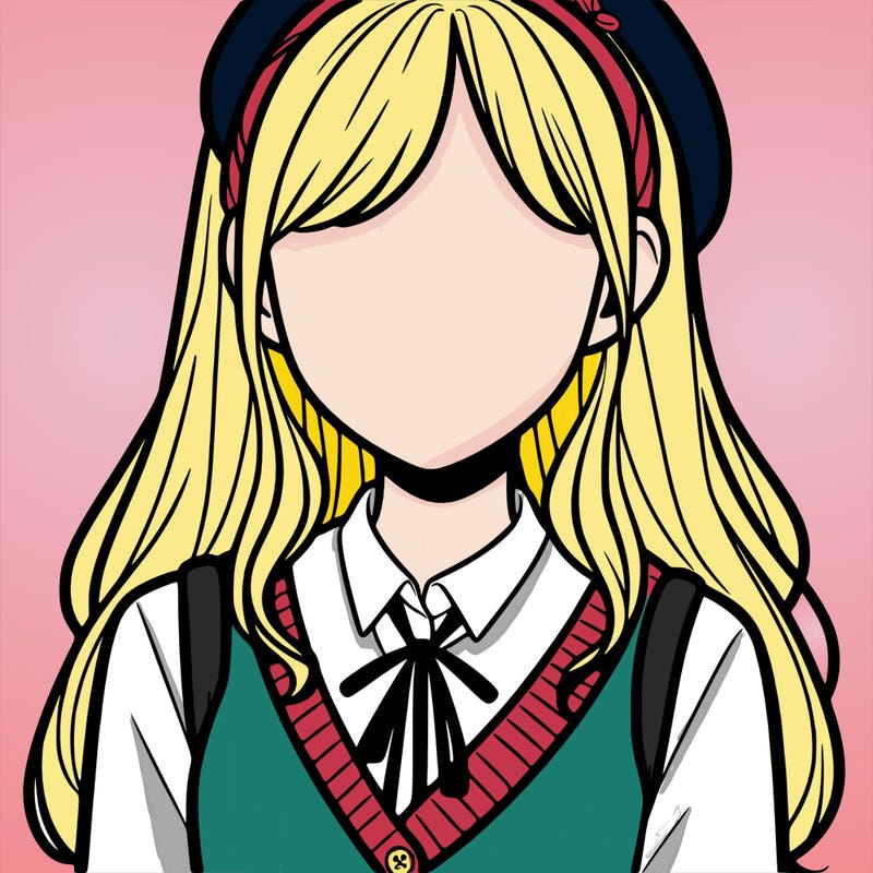 faceless preppy girl