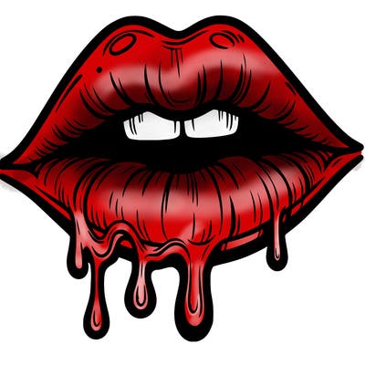 lips that look realistic and drip