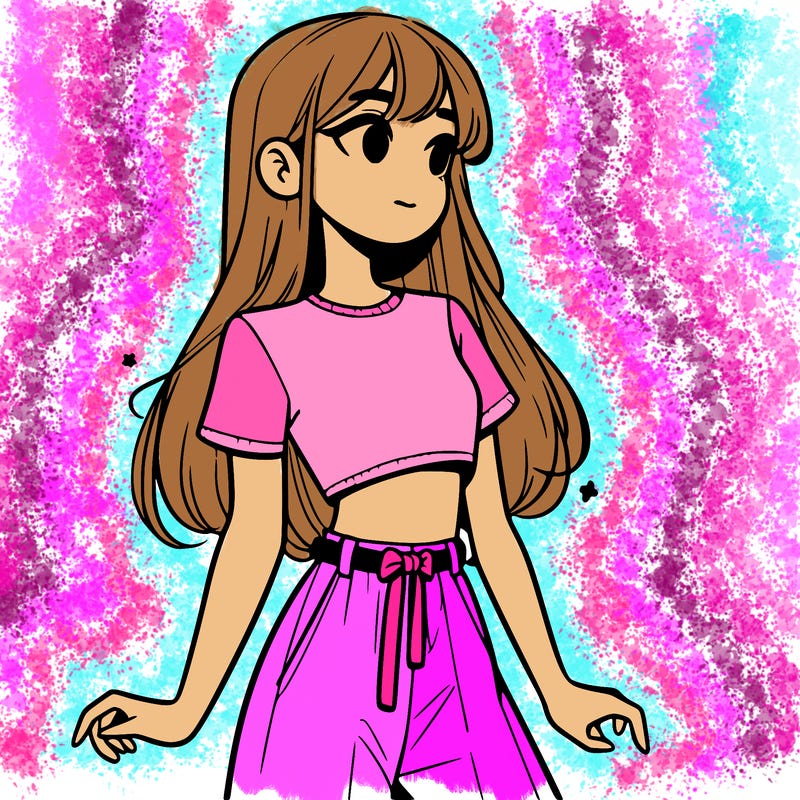 girl in a cute crop top