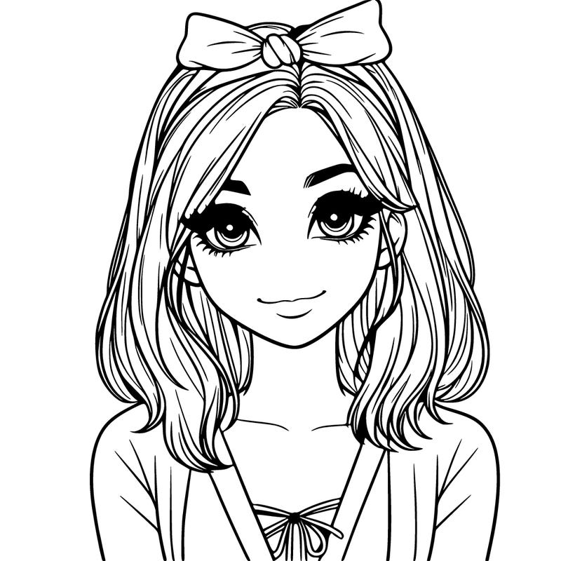 realistic pretty girl