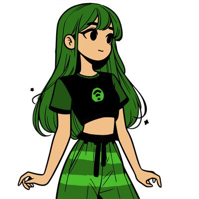 girl in a cute crop top