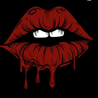 lips that look realistic and drip