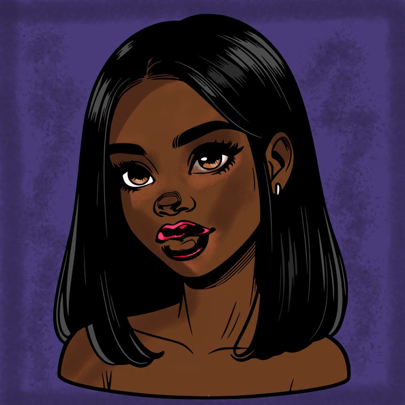 realistic black girl