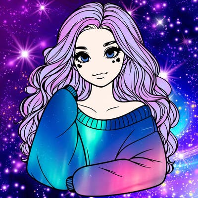 a beautiful girl in a big sweatshirt