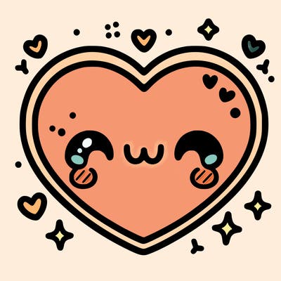 cute love heart