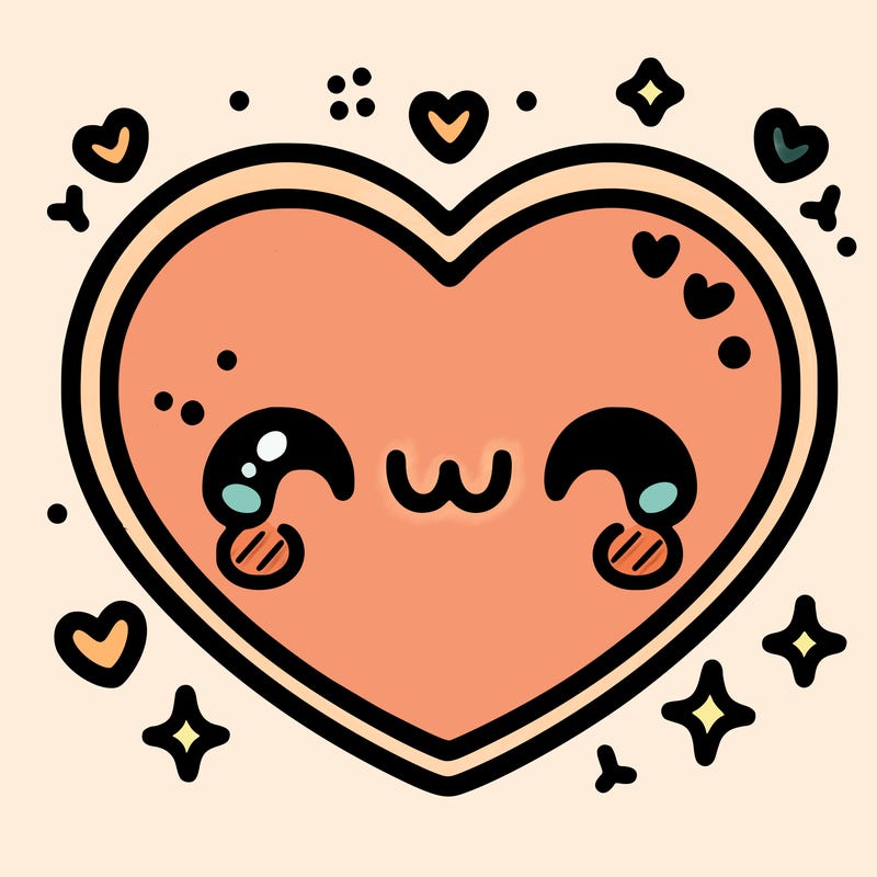 cute love heart