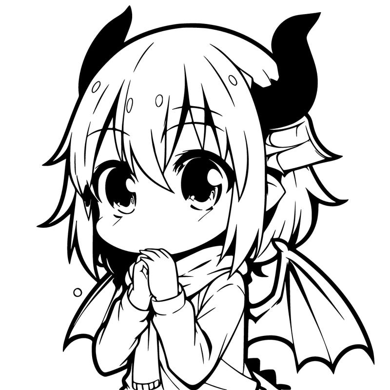 shy anime dragon girl