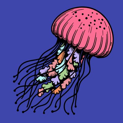 realistic jellyfish