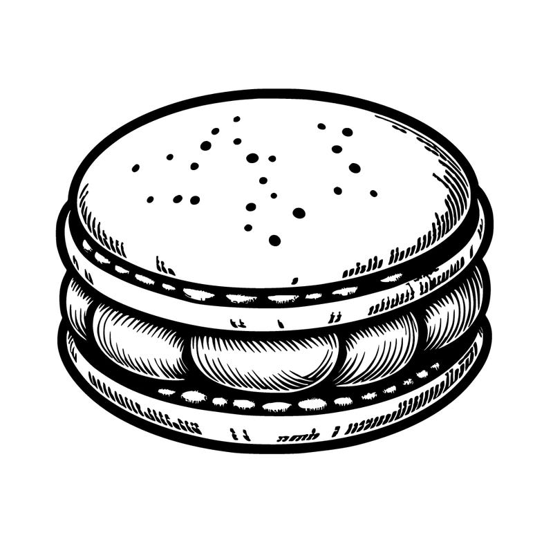 realistic macaroon