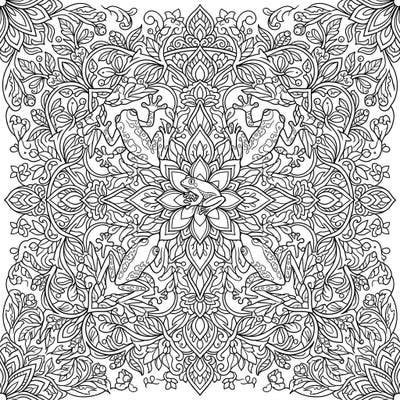 Explore the beauty of nature and intricate patterns with this stunning Tree Frog Mandala coloring page. Designed for adults and teens, it offers a relaxing and engaging artistic challenge.