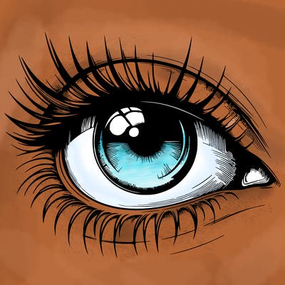 realistic eye