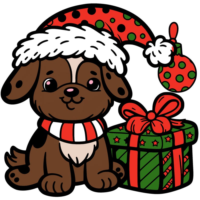 christmas dog