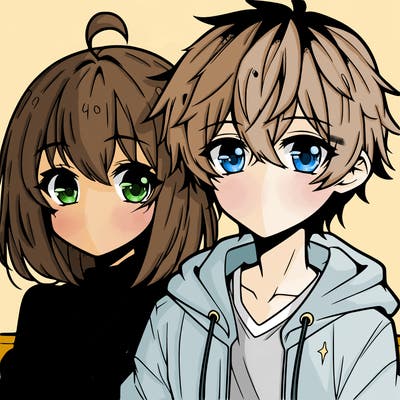 anime cute couple