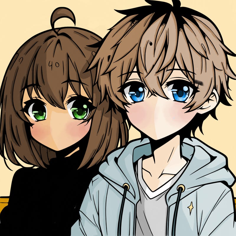 anime cute couple