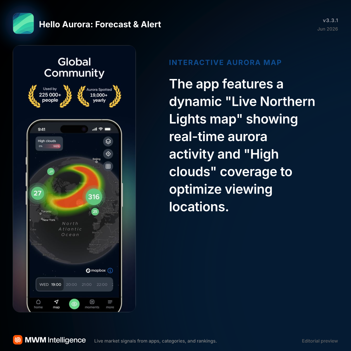 Hello Aurora: Forecast & Alert - Weather App | MWM