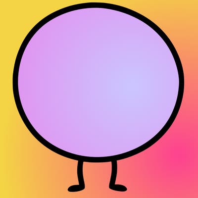 a plain circle with nothing else