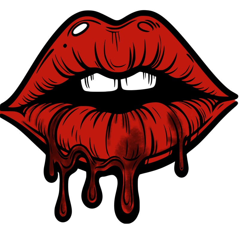 lips that look realistic and drip