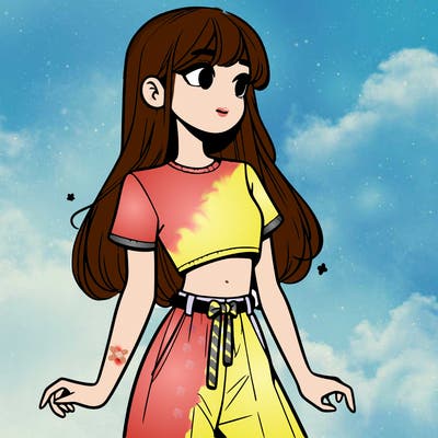 girl in a cute crop top